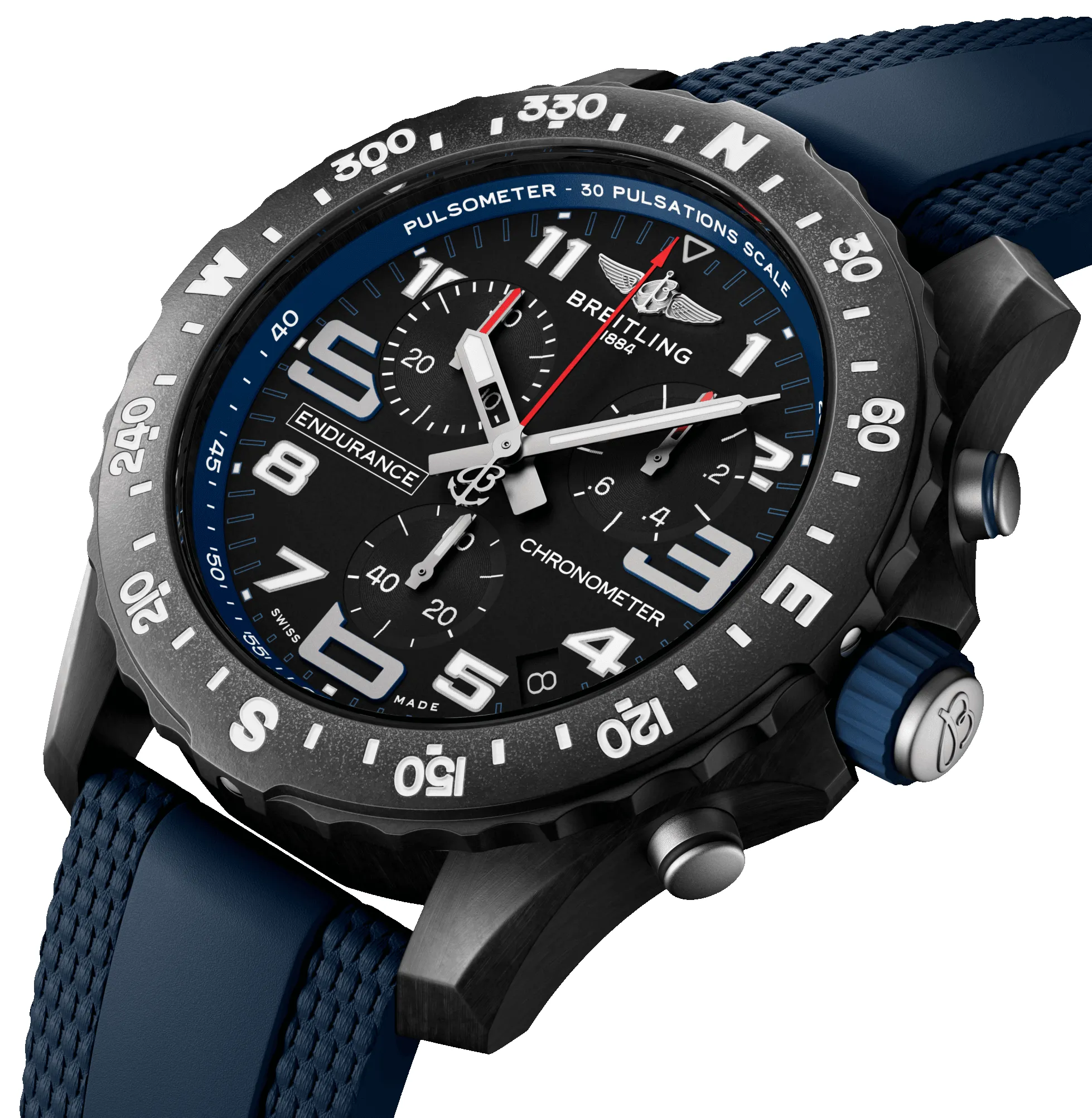 Breitling Endurance Pro 44 Blue Watch sold by C.W. Sellors product image thumbnail 4