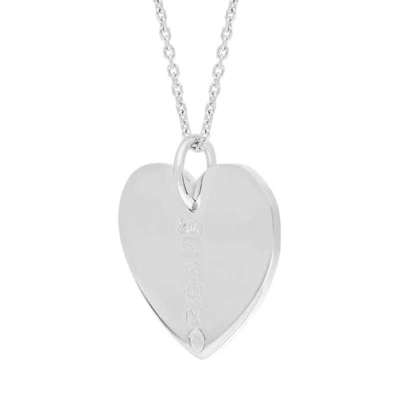 Sterling Silver Queen's Jubilee Hallmark Polished Heart Large Pendant Necklace D sold by C.W. Sellors product image thumbnail 2