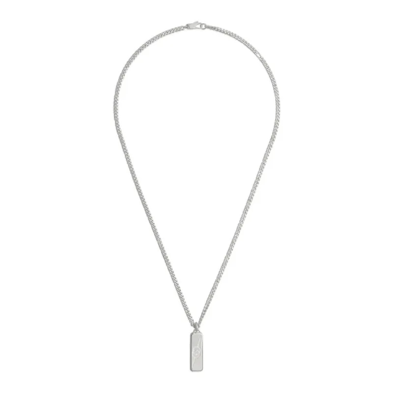 Gucci Interlocking Sterling Silver Pendant sold by C.W. Sellors