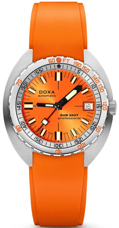 Doxa SUB 200T Professional Sunray Watch made by C.W. Sellors