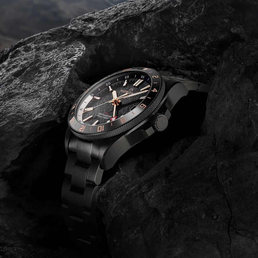 Norqain Neverest GMT Glacier Black 41mm sold by C.W. Sellors product image thumbnail 4