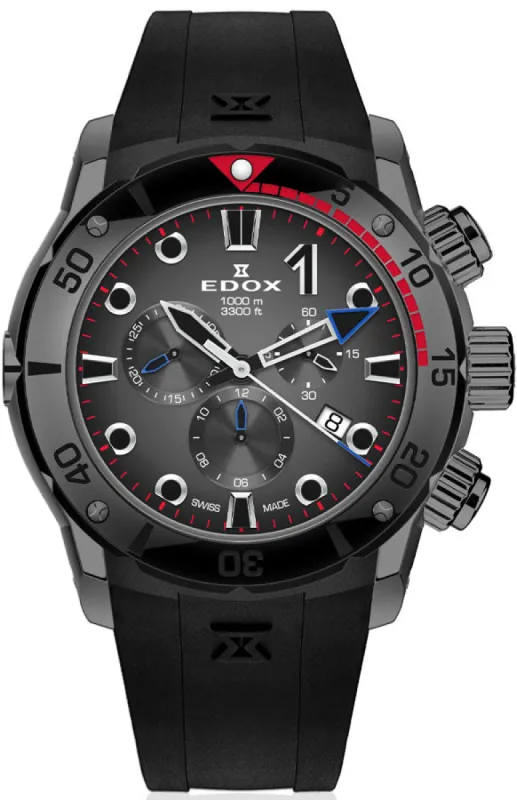 Edox CO-1 Chrono Quartz Titanium Watch made by Edox