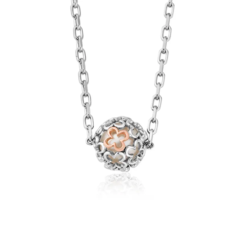 Clogau Tudor Court Spherical Pearl Sterling Silver Necklace D sold by C.W. Sellors