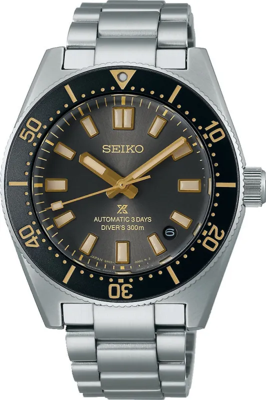 Seiko Prospex 1965 Revival Divers 3 Day Tide Grey 100th Anniversary Special Edition Watch sold by C.W. Sellors