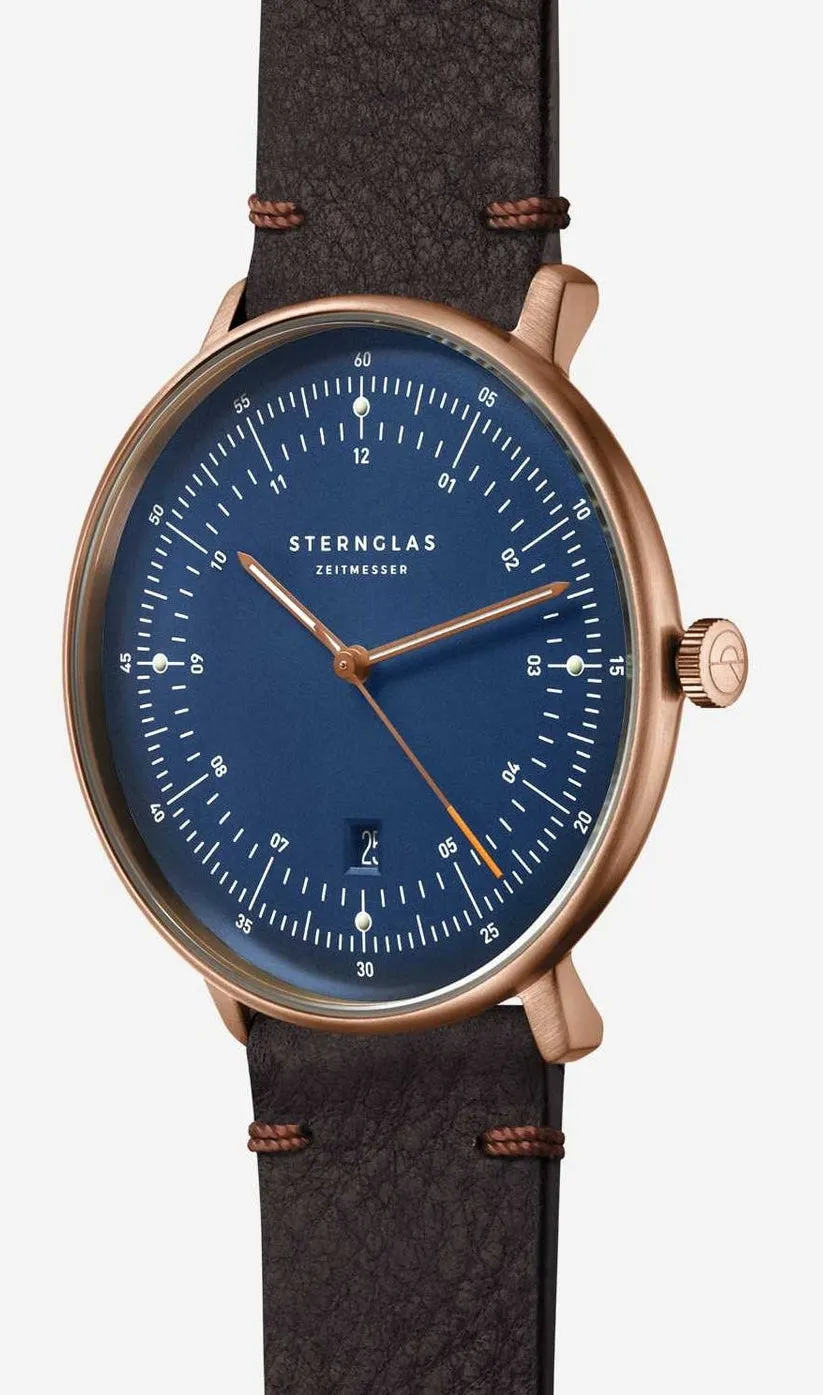 Sternglas Hamburg Blue Bronze Watch sold by C.W. Sellors product image thumbnail 2