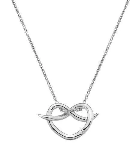Hot Diamonds Love Sterling Silver Diamond Infinity Heart Pendant D sold by C.W. Sellors