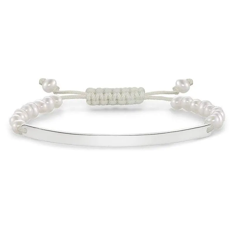 Thomas Sabo Love Bridge Sterling Silver White Pearl Bracelet D sold by C.W. Sellors