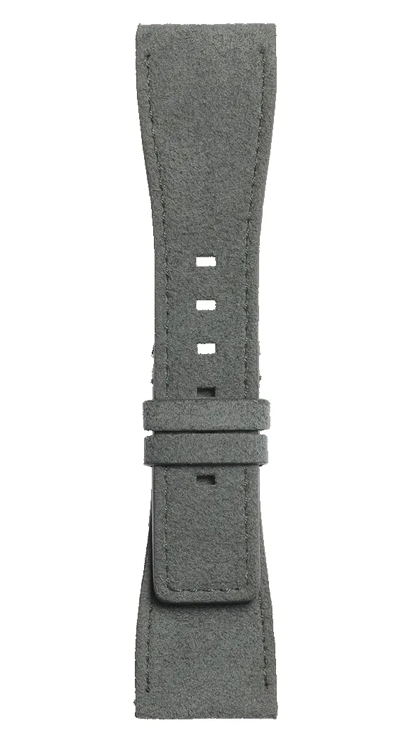 Bell & Ross Strap BR S Grey Alcantara Small sold by C.W. Sellors