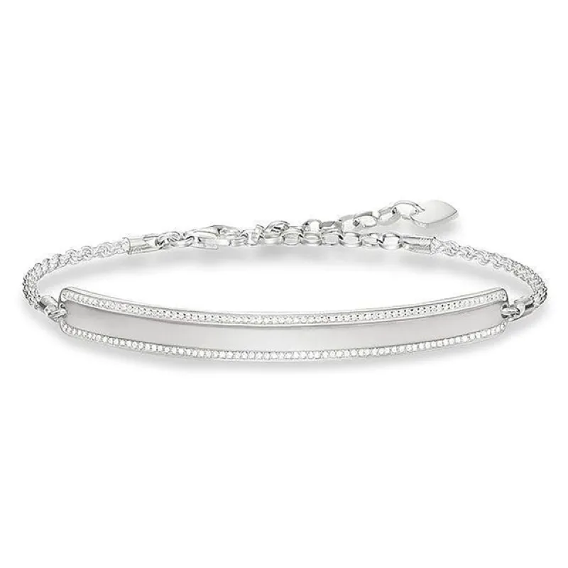 Thomas Sabo Love Bridge Sterling Silver White Zirconia Bracelet D sold by C.W. Sellors