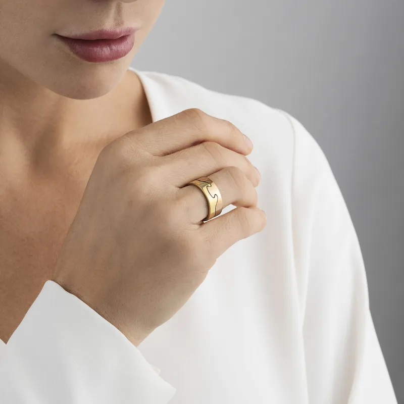 Georg Jensen Fusion 18ct Yellow Gold End Ring sold by C.W. Sellors product image thumbnail 2