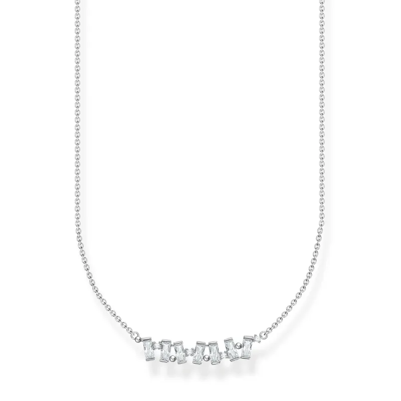 Thomas Sabo Charm Club Sterling Silver Star Dancing Stones Necklace D sold by C.W. Sellors