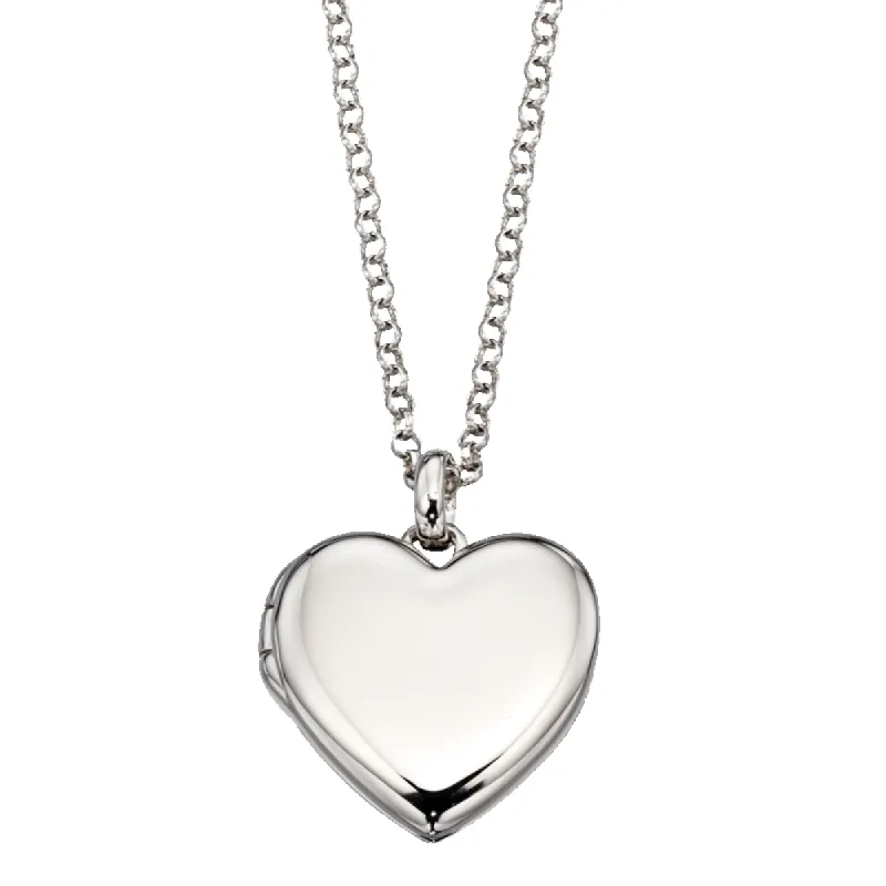 Little Star Olivia Sterling Silver Locket Necklace sold by C.W. Sellors
