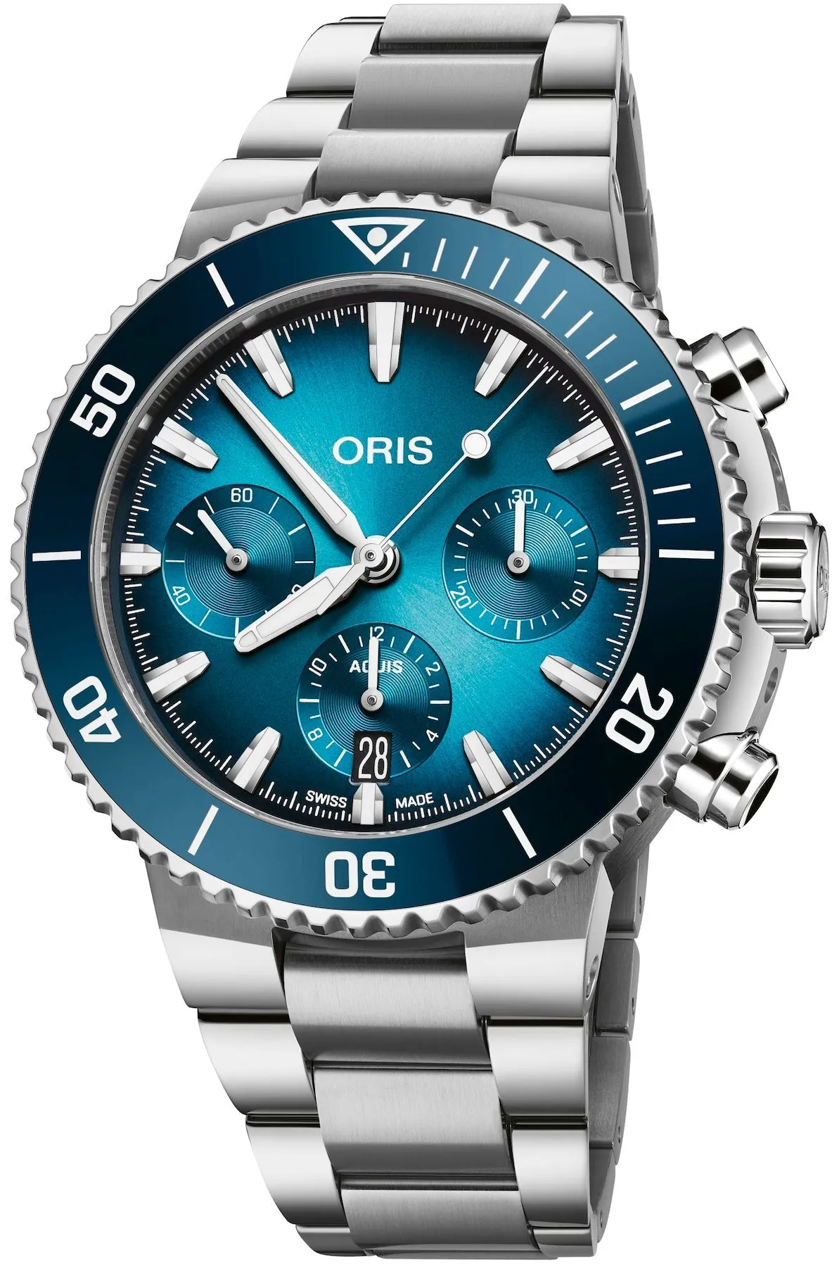 Oris Aquis Chronograph Watch sold by C.W. Sellors