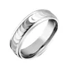 Palladium Satin Textured Wedding Band sold by C.W. Sellors