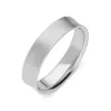 Platinum Concave Satin Finish Wedding Ring D sold by C.W. Sellors