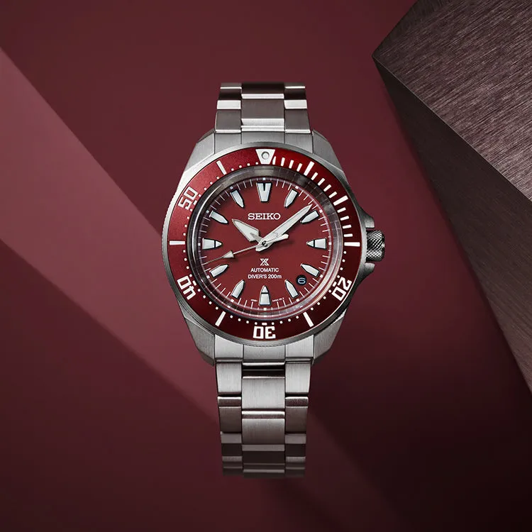 Seiko Prospex 4R Red Shog-urai Diver Watch sold by C.W. Sellors product image thumbnail 5