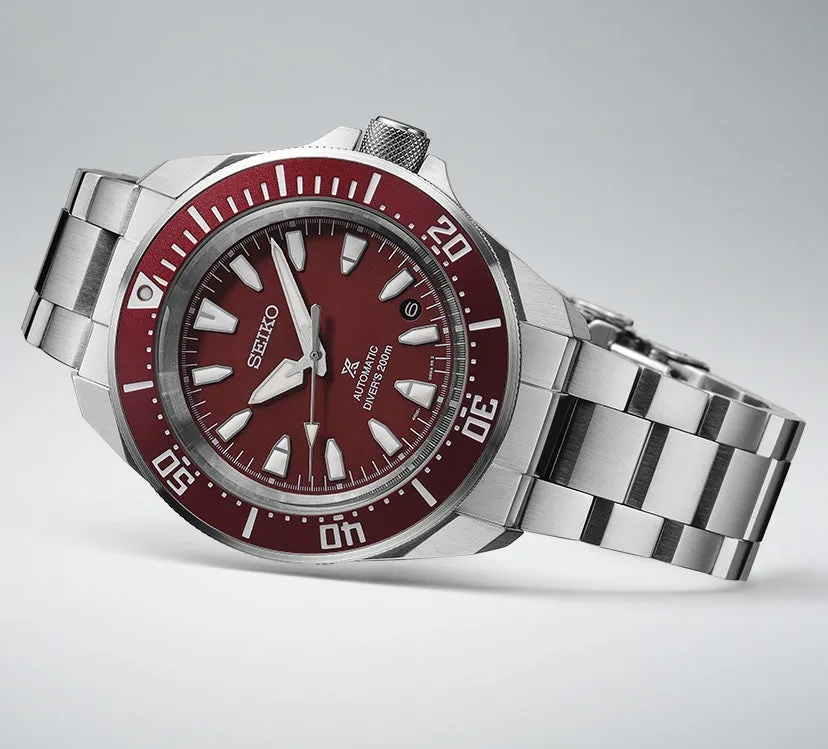 Seiko Prospex 4R Red Shog-urai Diver Watch sold by C.W. Sellors product image thumbnail 3