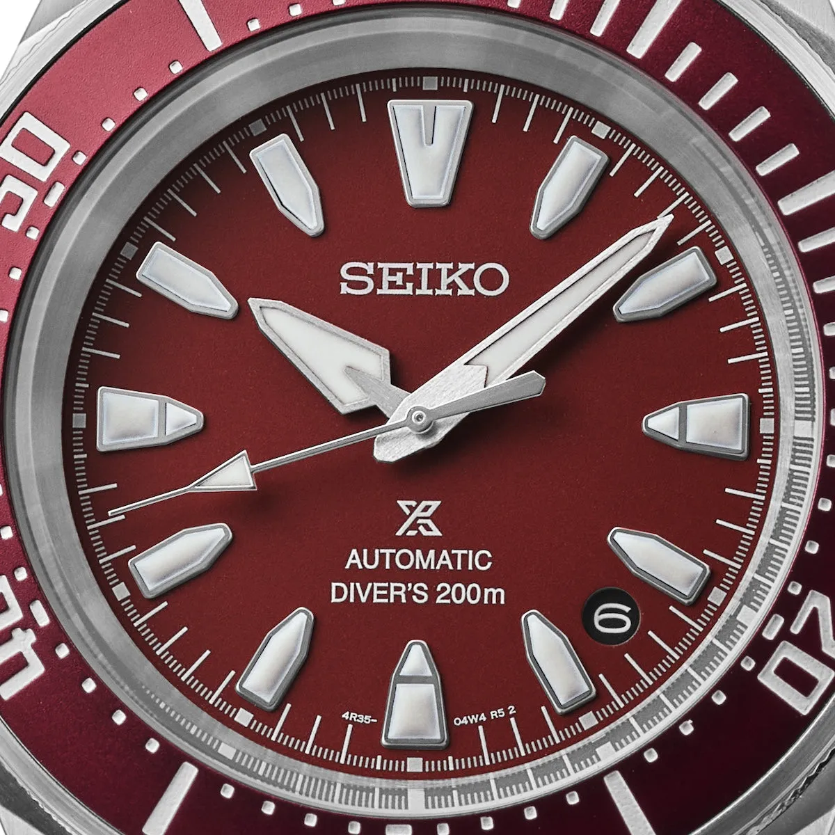 Seiko Prospex 4R Red Shog-urai Diver Watch sold by C.W. Sellors product image thumbnail 4