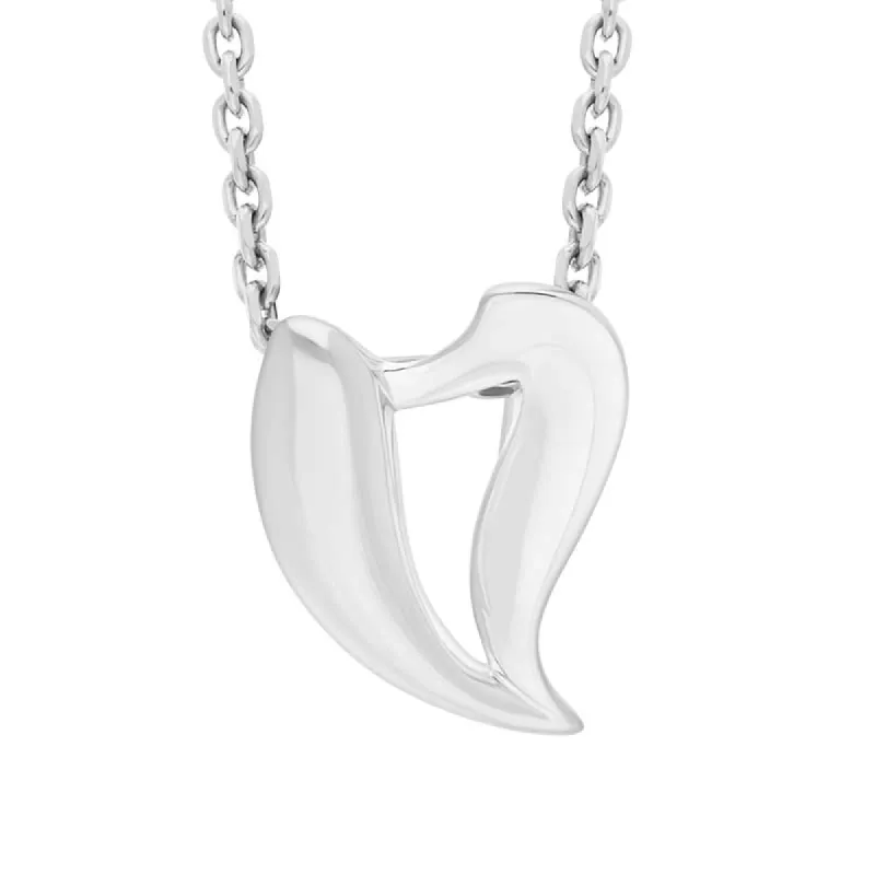 Sterling Silver Abstract Heart Necklace D sold by C.W. Sellors