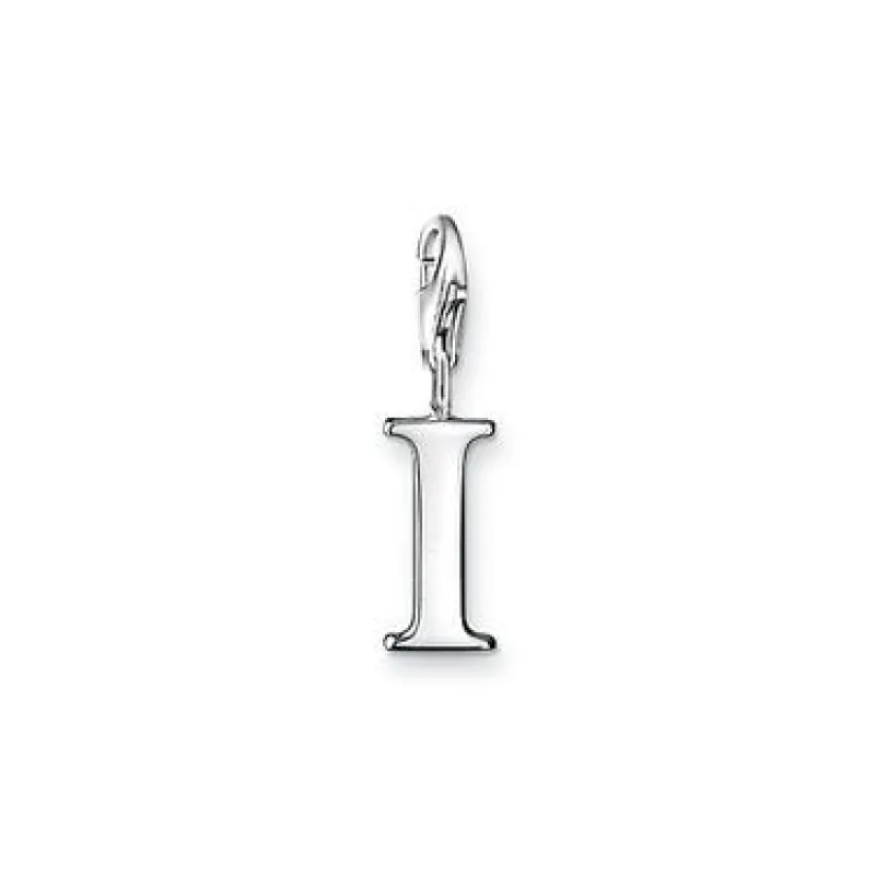 Thomas Sabo Charm Sterling Silver Club Letter I Charm D sold by C.W. Sellors
