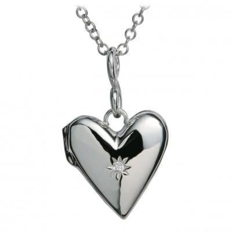 Hot Diamonds Just Add Love Sterling Silver Spontaneous Locket sold by C.W. Sellors