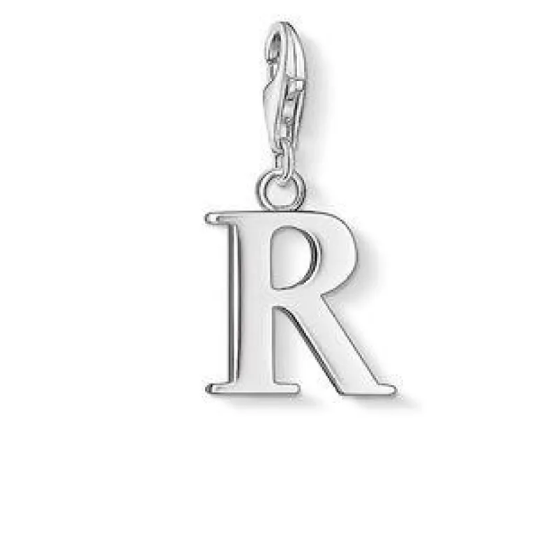 Thomas Sabo Charm Club Sterling Silver Letter R Charm D sold by C.W. Sellors