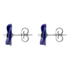 Sterling Silver Lapis Lazuli Tuberose 8mm Clover Stud Earrings sold by C.W. Sellors