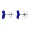Sterling Silver Lapis Lazuli Tuberose 8mm Dahlia Stud Earrings sold by C.W. Sellors