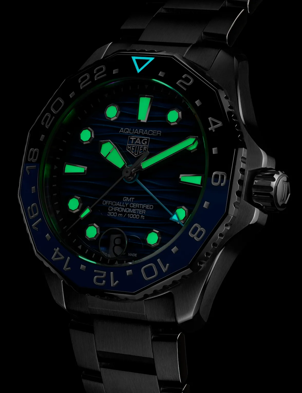 TAG Heuer Aquaracer Professional 300 GMT Bracelet Watch sold by C.W. Sellors product image thumbnail 2