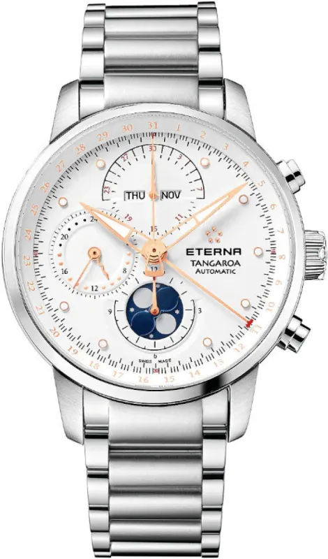 Eterna Watch Tangaroa Moonphase Chronograph made by C.W. Sellors
