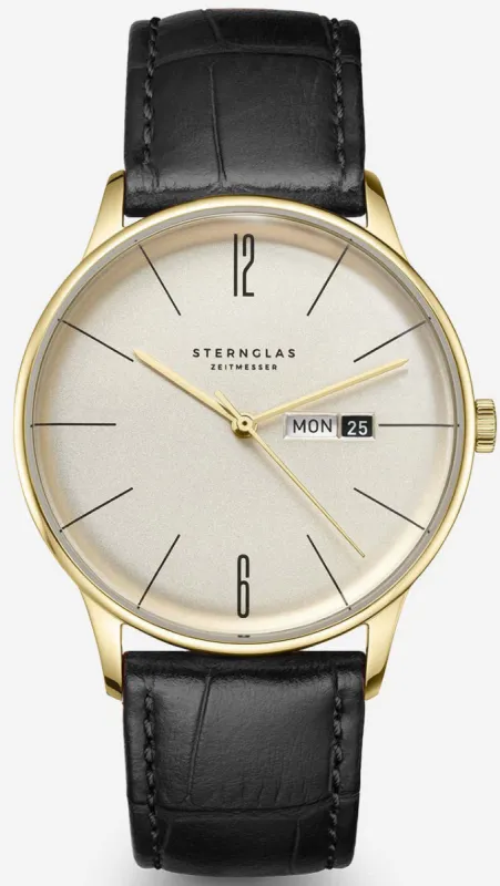 Sternglas Berlin Sepia Gold Watch sold by C.W. Sellors
