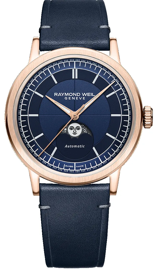 Raymond Weil Millesime Moon Phase 39.5mm Watch sold by C.W. Sellors