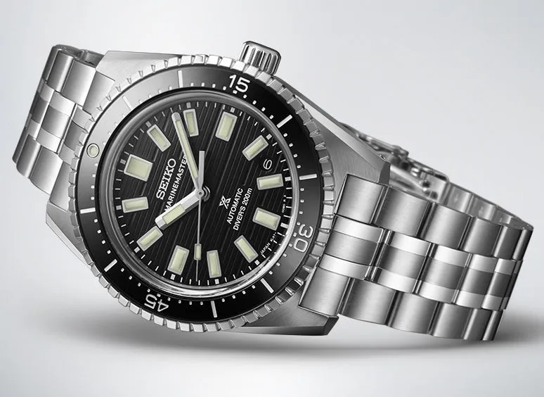 Seiko Prospex Black Dark Water Marinemaster 1965 Reinterpretation Diver Watch sold by C.W. Sellors product image thumbnail 3