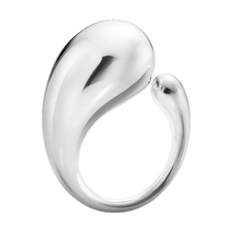 Georg Jensen Mercy Sterling Silver Mega Ring D sold by C.W. Sellors