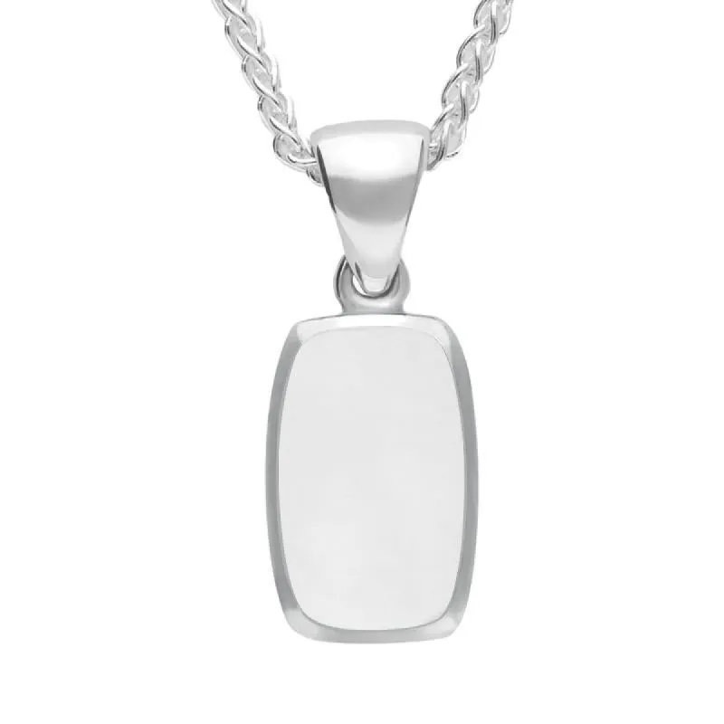 Sterling Silver Bauxite Dinky Barrel Necklace sold by C.W. Sellors