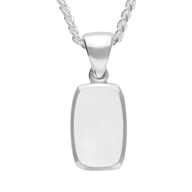 Sterling Silver Bauxite Dinky Barrel Necklace sold by C.W. Sellors