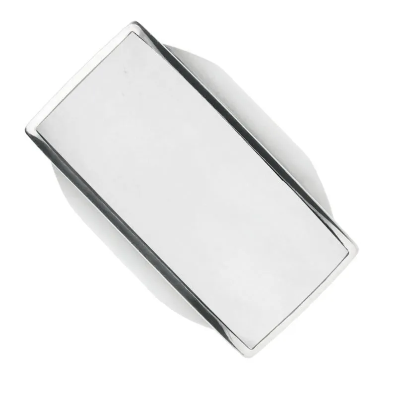 Sterling Silver Bauxite Large Oblong Ring sold by C.W. Sellors