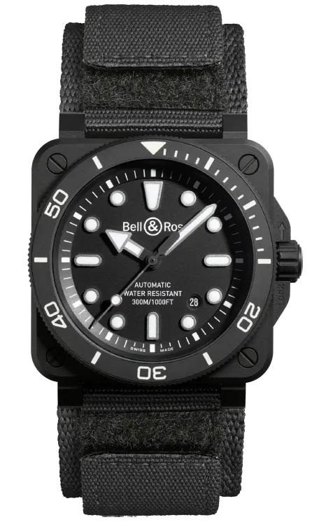 Bell & Ross BR 03 Diver Black Matt Watch sold by C.W. Sellors product image thumbnail 2