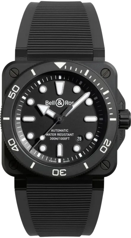 Bell & Ross BR 03 Diver Black Matt Watch sold by C.W. Sellors