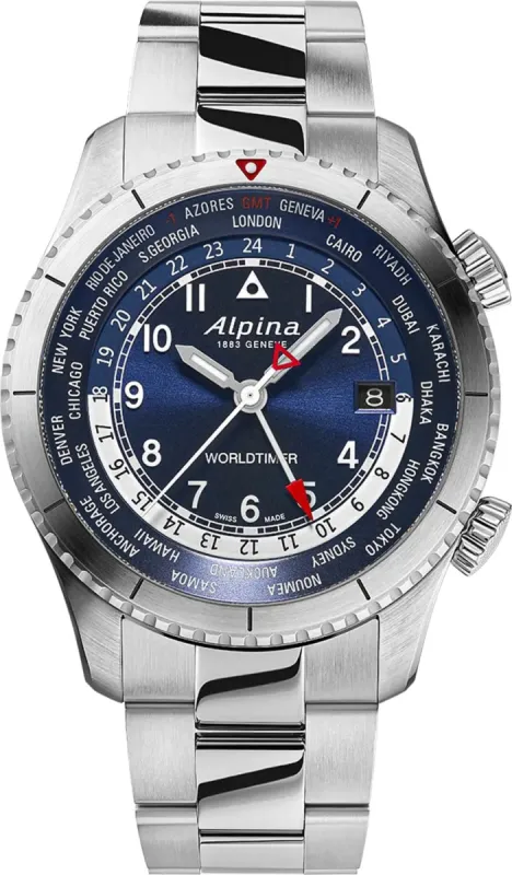 Alpina Alpina Starter Pilot Quartz Worldtimer Watch made by C.W. Sellors