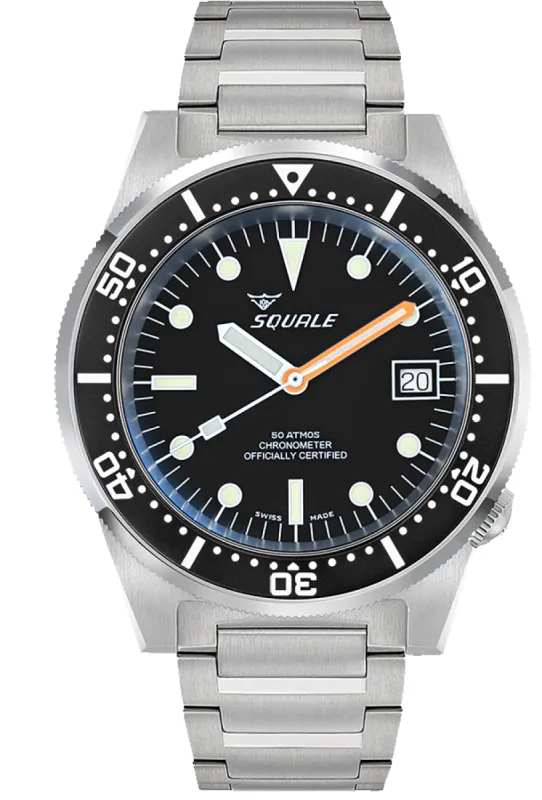 Squale 1521 Classic COSC Watch sold by C.W. Sellors