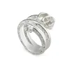 Gucci GG Marmont Sterling Silver Key Double Band Ring sold by C.W. Sellors