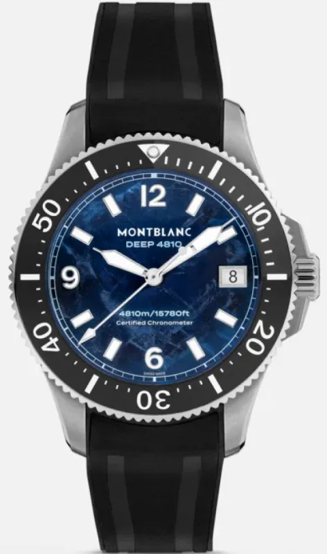 Montblanc Watch Iced Sea 0 Oxygen Deep 4810 sold by C.W. Sellors