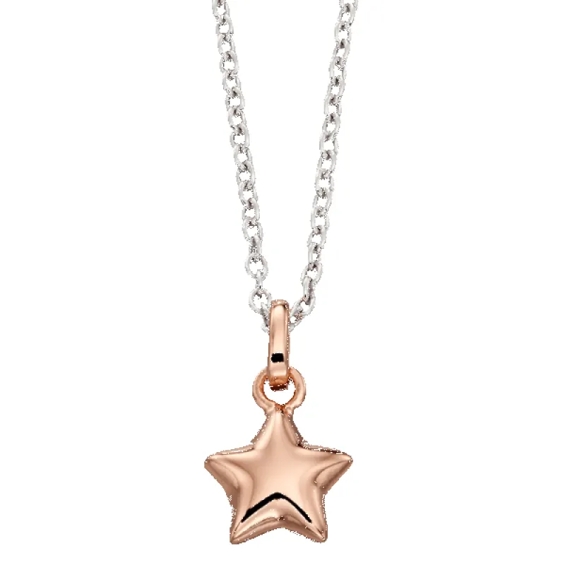 Little Star Harper Rose Gold Plated Sterling Silver Star Necklace sold by C.W. Sellors