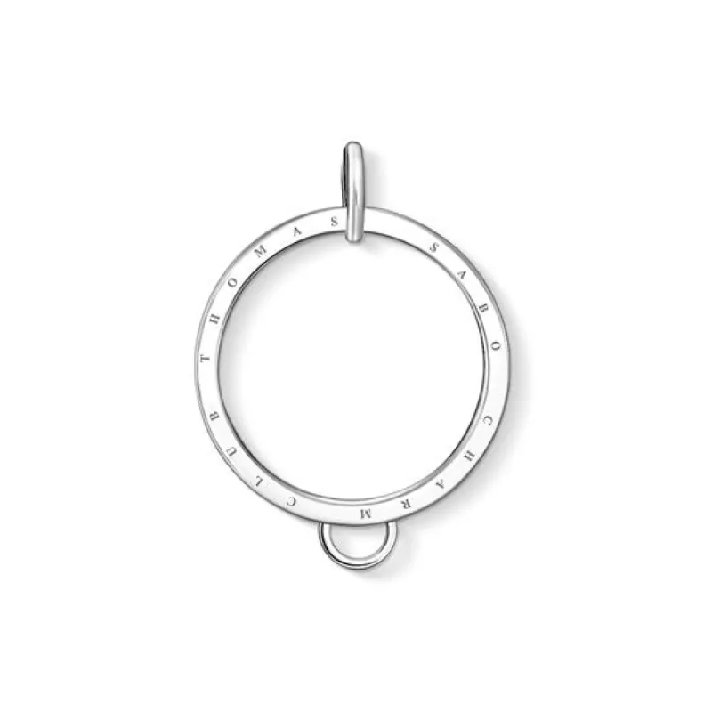 Thomas Sabo Charm Club Sterling Silver Large Circle Charm Carrier D sold by C.W. Sellors