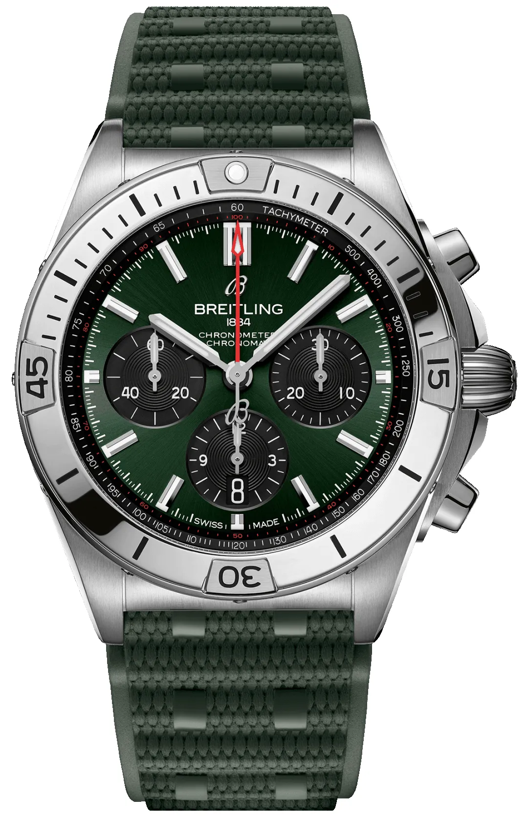 Breitling Chronomat B01 42 Green Watch sold by C.W. Sellors