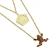Official Harry Potter Sterling Silver Gold Plated Chocolate Frog Necklace sold by C.W. Sellors