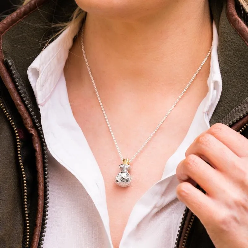 Sterling Silver Large Ball & Leaf Necklace sold by C.W. Sellors product image thumbnail 2