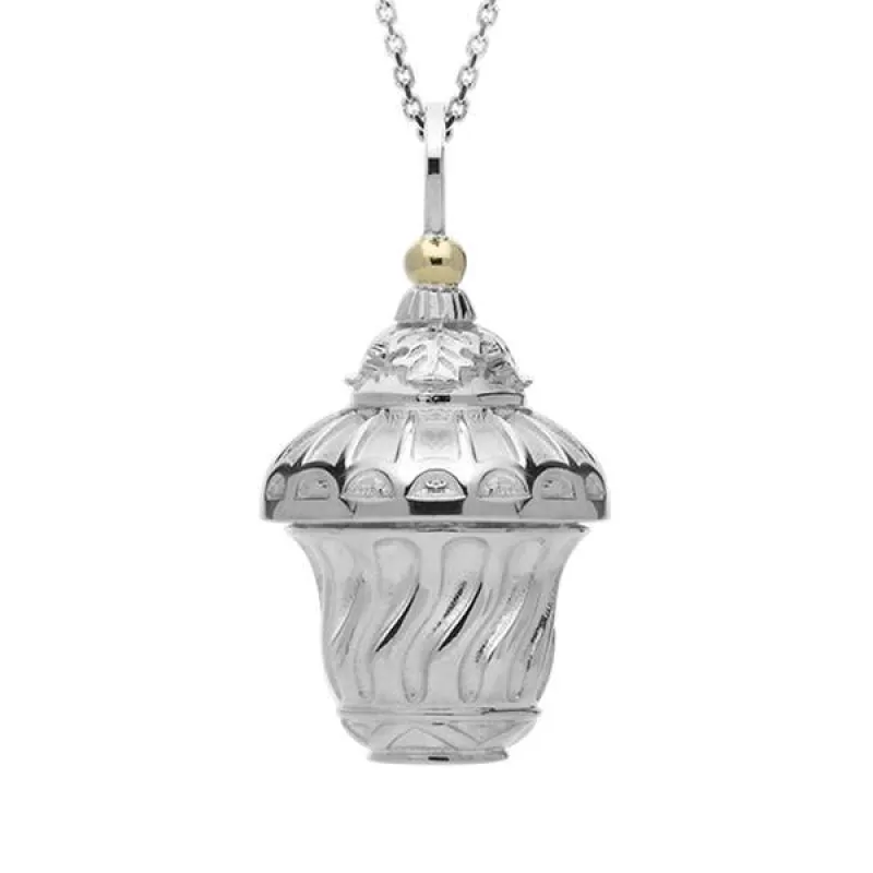 Sterling Silver Large Sculptural Necklace sold by C.W. Sellors