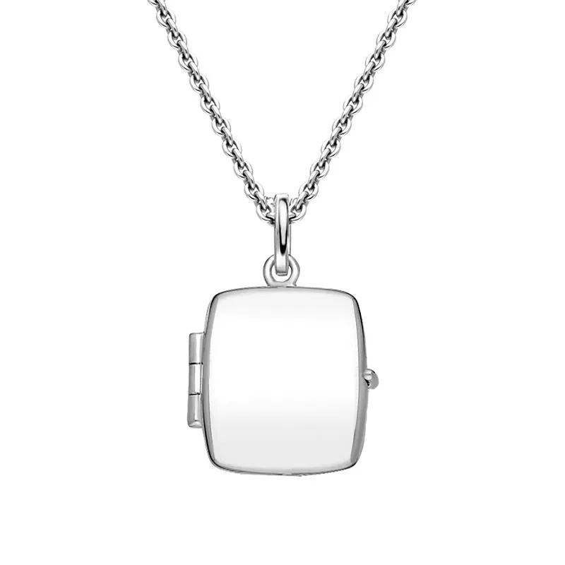 Sterling Silver Rectangle Keepsake Locket sold by C.W. Sellors